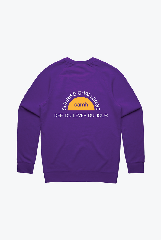 CAMH Sunrise Challenge Crewneck - Purple