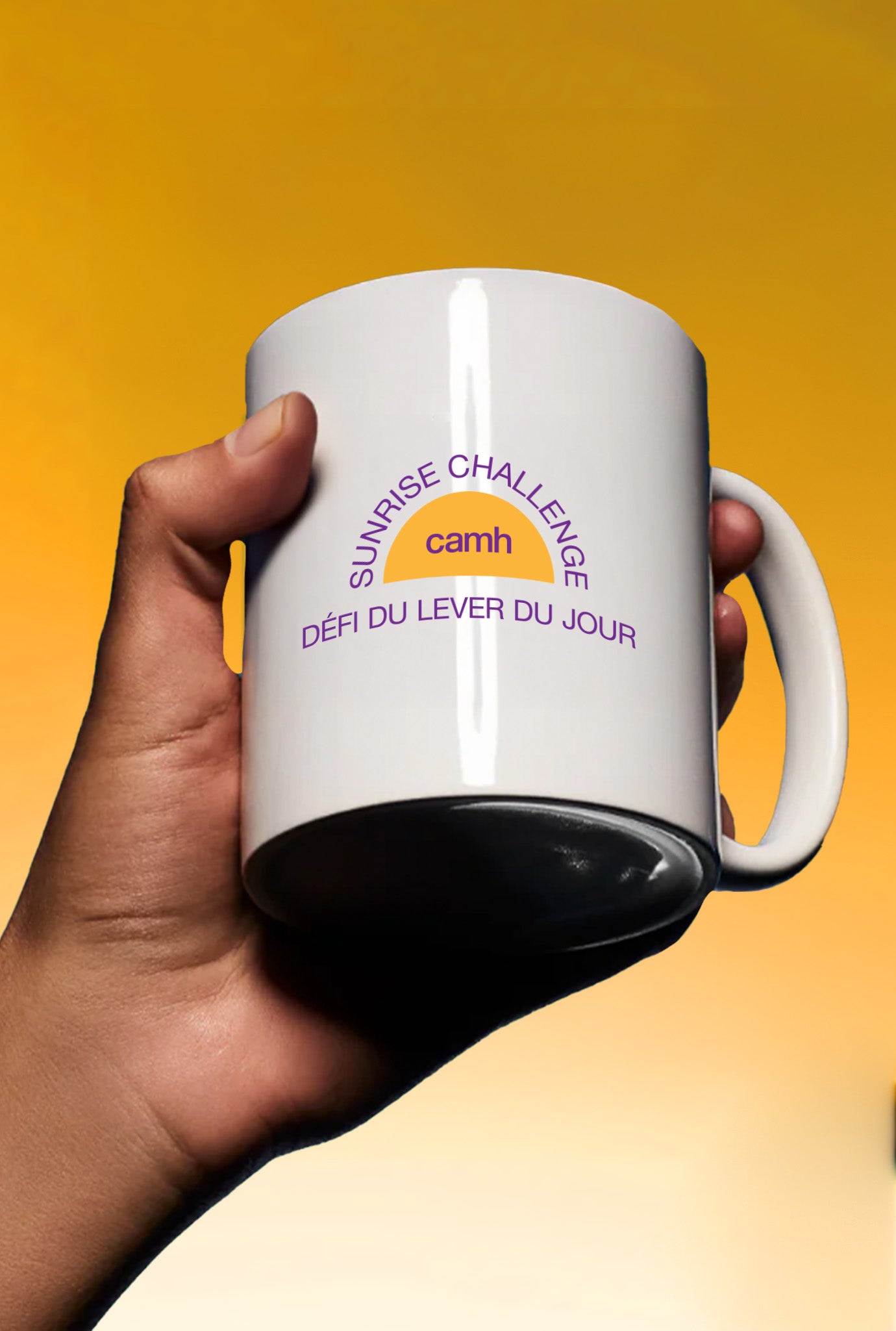 CAMH Sunrise Challenge Mug - White