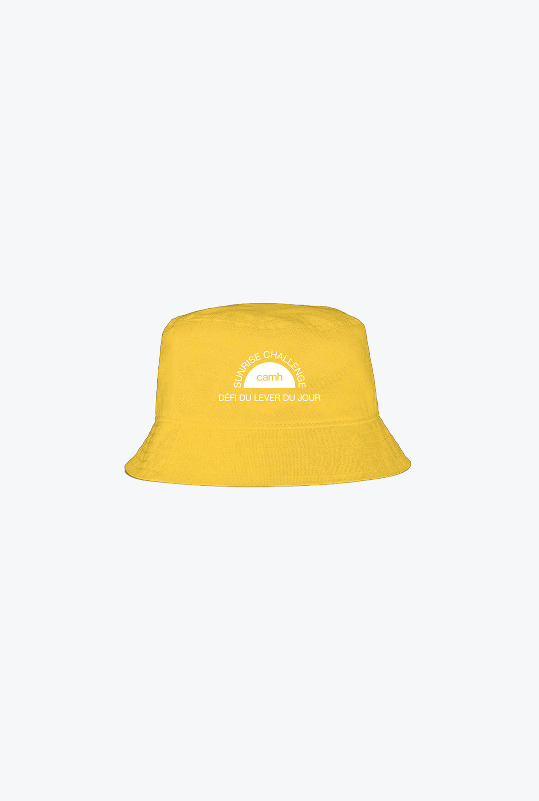 CAMH Sunrise Challenge Reversible Bucket Hat - Yellow/White